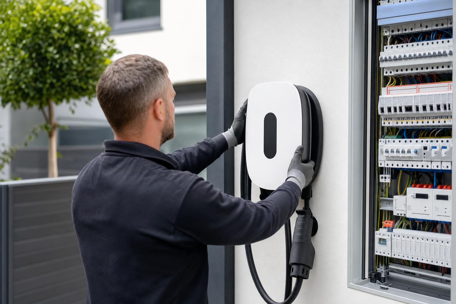 Elektriker & Elektrotechnik bei der Arbeit