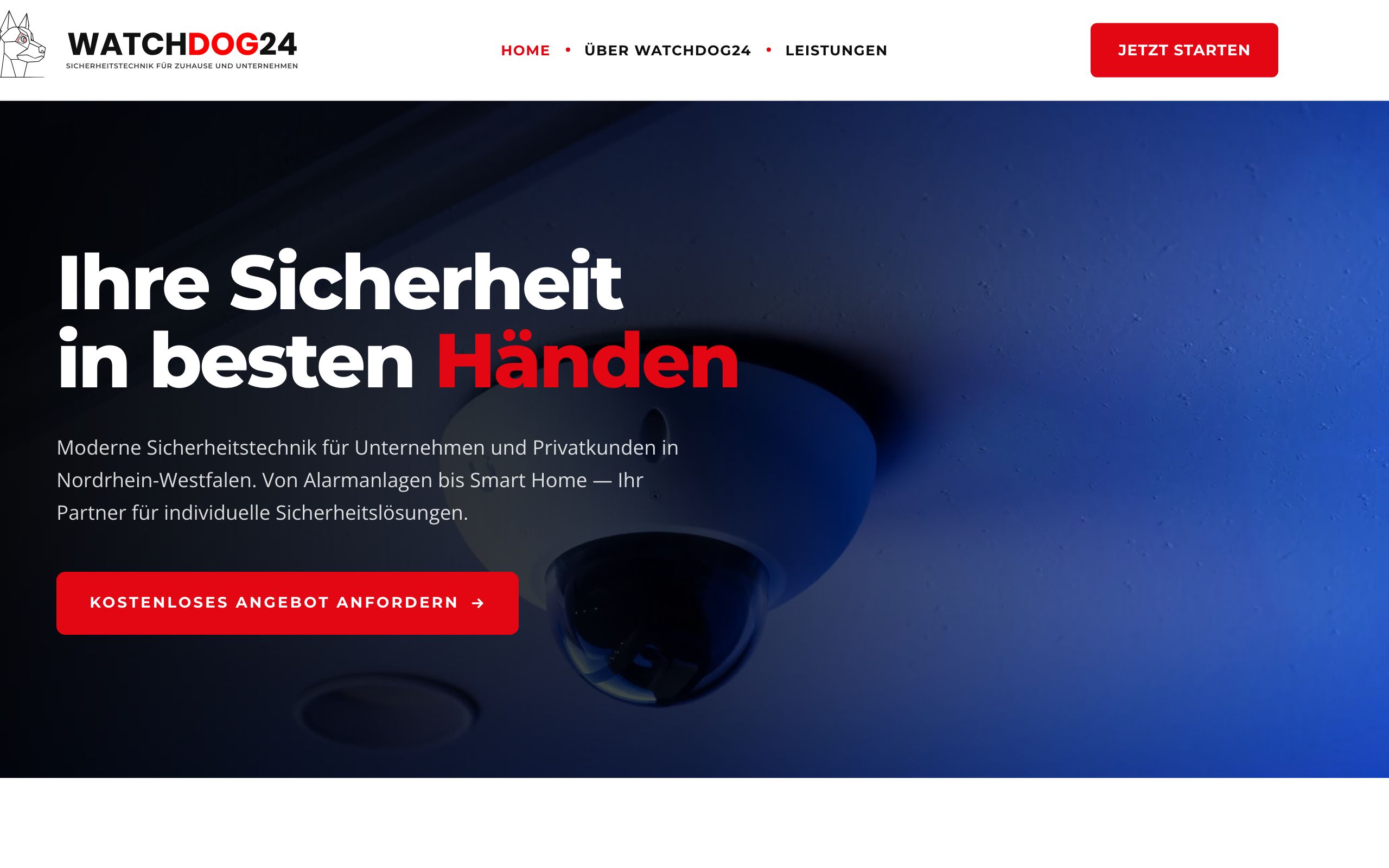 Screenshot der Website von Watchdog24